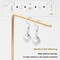150 PCS/75 Pairs 925 Sterling Silver Earring Hooks ,Ear Wires Fish Hooks,500pcs Hypoallergenic Earring Making kit with Jump Rings and Clear Silicone Backs Stoppers (Silver)